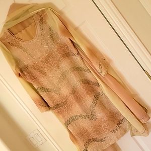 Beautiful 3 piece suit with hand work.